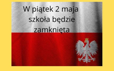 2 maja- długi weekend