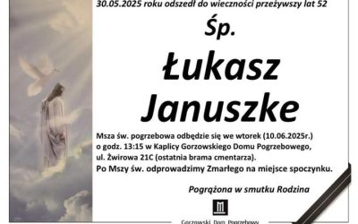 Ostatnie pożegnanie Profesora Łukasza Januszke