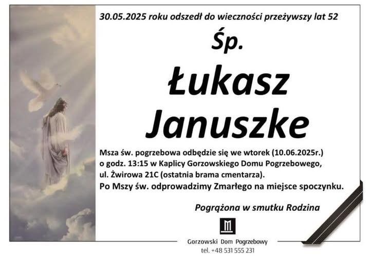 Ostatnie pożegnanie Profesora Łukasza Januszke