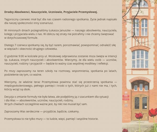 Ważna informacja o obchodach 75-lecia