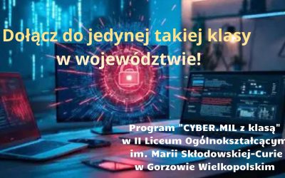 Dołącz do jedynej takiej klasy w województwie!